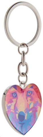 Privjesak metalni, srce