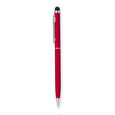 Kemijska olovka, touch, metalna, crvena