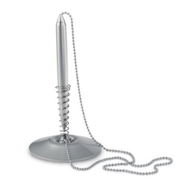 Olovka na metalnom stalku STANDIO, srebrna