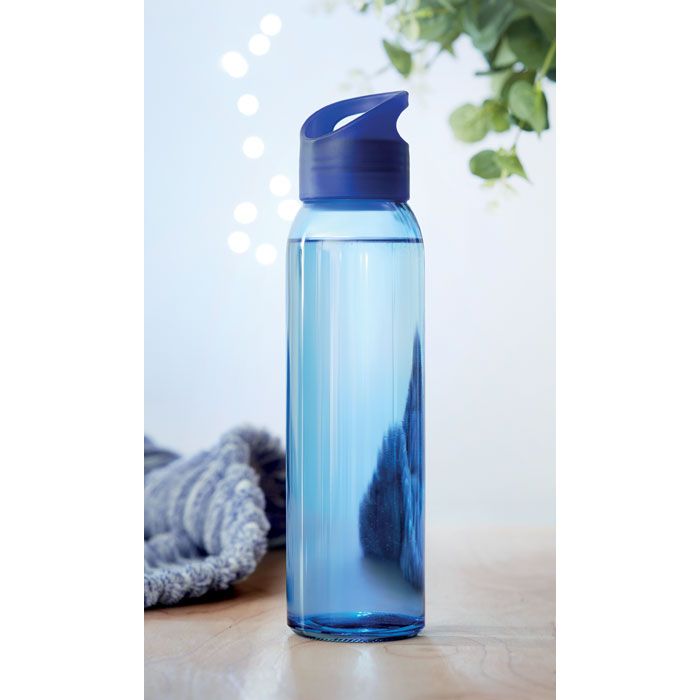 Boca za vodu staklena, s PP poklopcem 470ml 