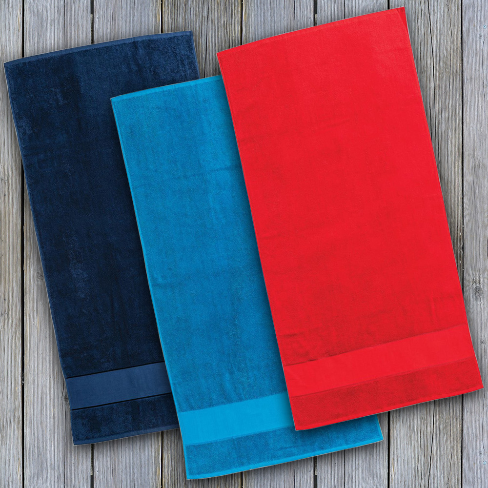 Ručnik za plažu,  500 gr, frotir-velur,  75x160 i ( promotivna cijena)