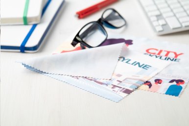 Krpica od mikrofibre za brisanje naočala s full color tiskom