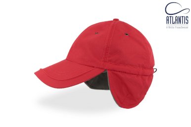 Kapa, Techno Flap, s naušnicima, crvena