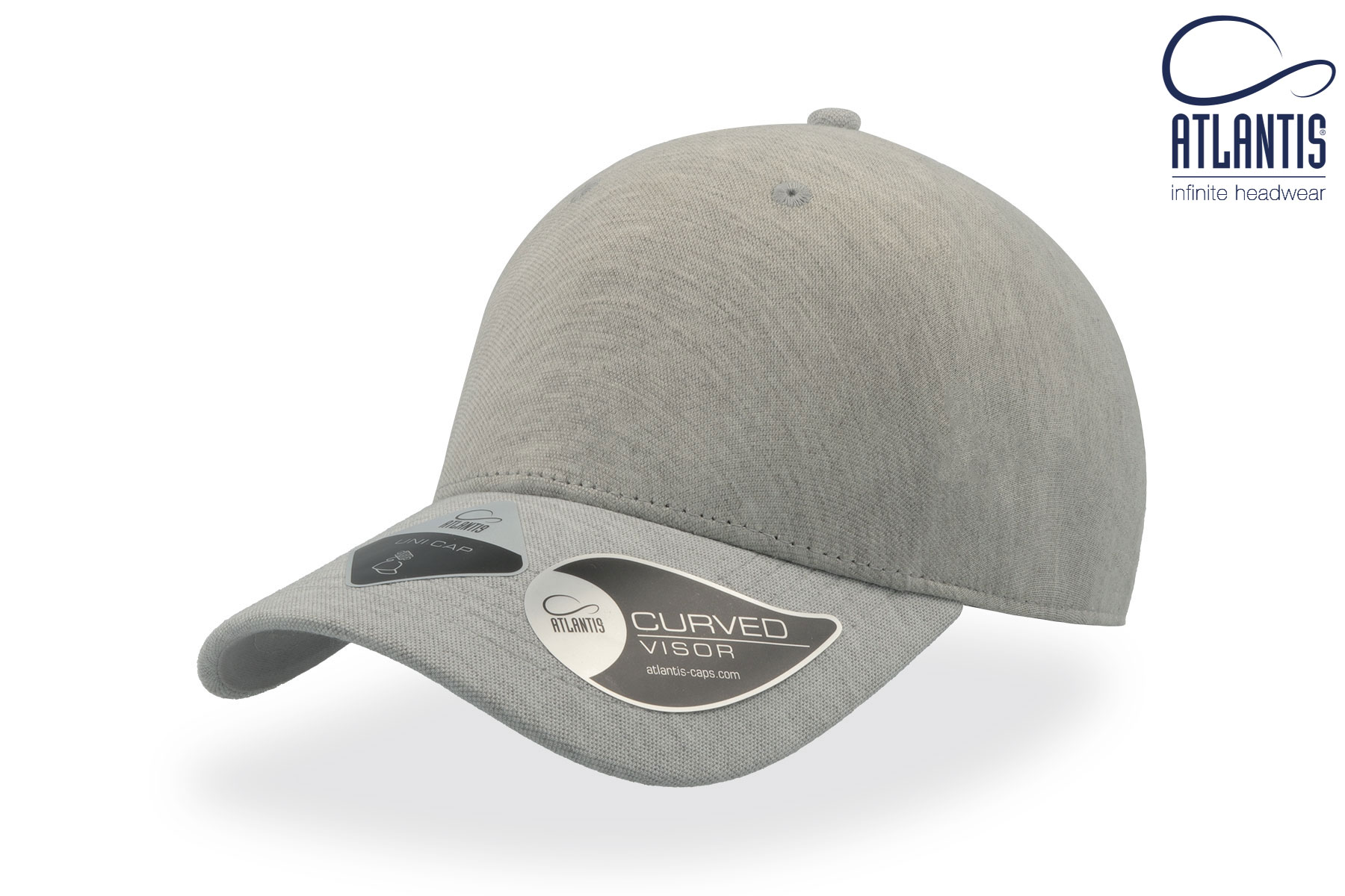 Kapa, Uni-cap piquet, siva, L/XL
