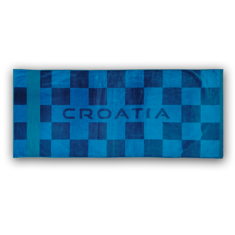 Ručnik za plažu, Croatia, 500 gr, frotir-velur, 70x160 cm