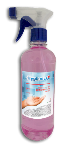Sprej 500 ml HYGIENICO za dezinfekciju ruku i površina, 0.5 l, raspršivač