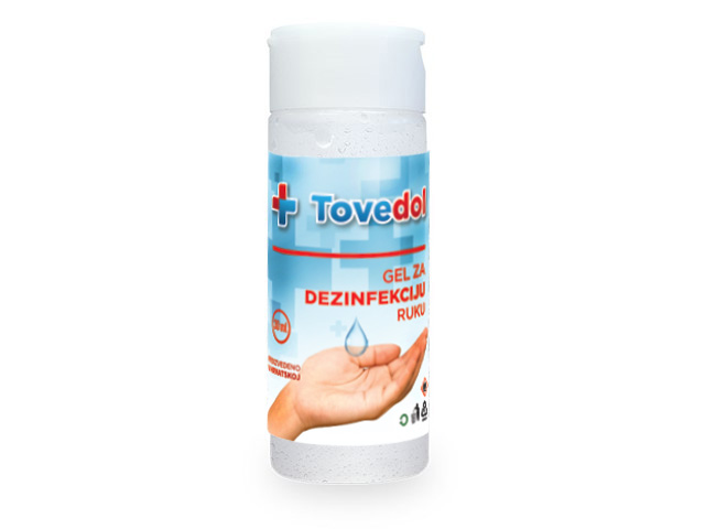 Gel 30 ml TOVEDOL za dezinfekciju ruku , 30 ml.