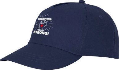 Kapa, Feniks, pamučna, 5 panela, plava