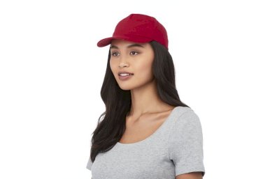 Kapa, Feniks, pamučna, 5 panela, crvena