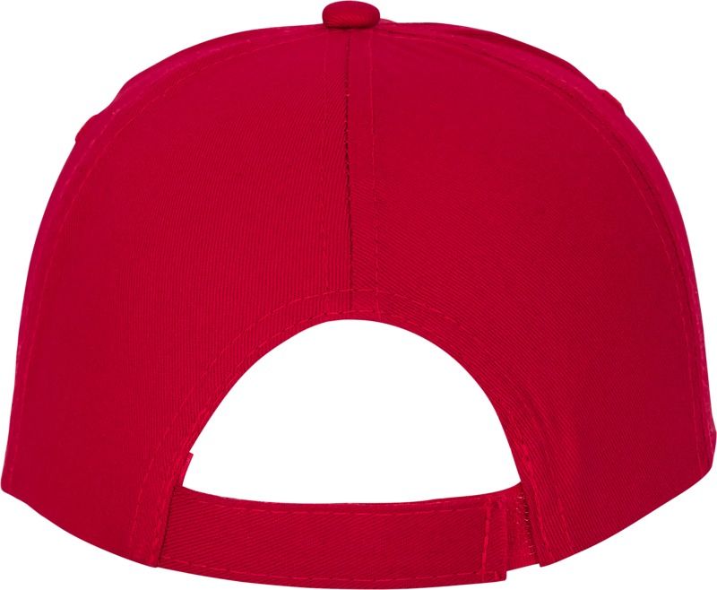 Kapa, Feniks, pamučna, 5 panela, crvena