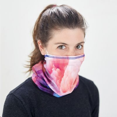 Bandana, poliester, s džepom za masku 50x25 cm