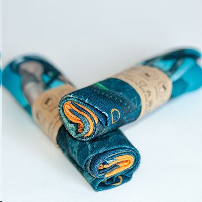 Bandana, poliester, s džepom za masku 50x25 cm