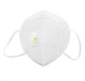 Zaštitna  maska za lice  s ventilom, KN95, peteroslojna, bijela