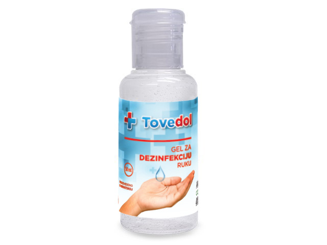 Gel 50 ml TOVEDOL  za dezinfekciju ruku , 50 ml.