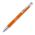 Kemijska olovka, metalna, deblja mina, narančasta