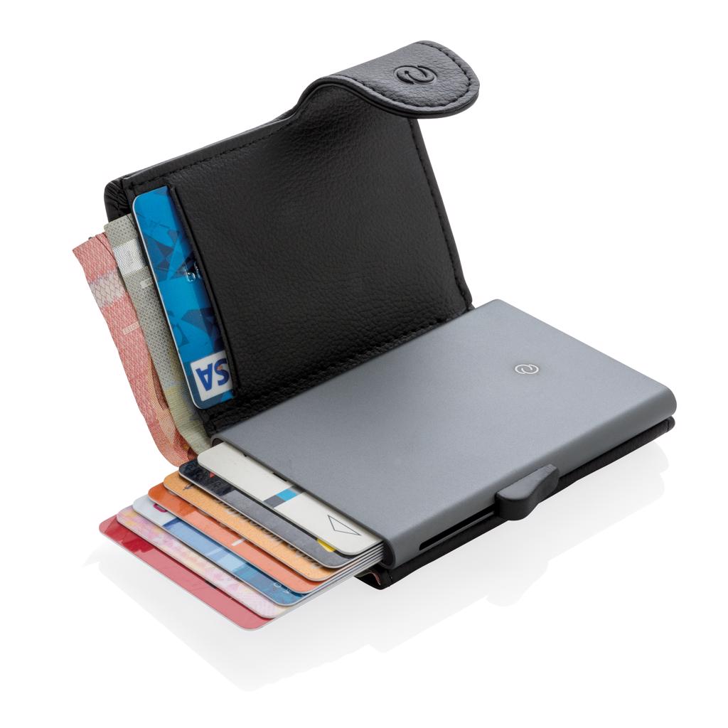 Etui za  kartice, novčanik, RFID zaštita podatka, crni