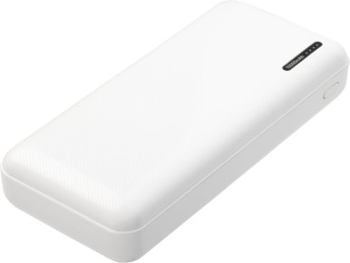 Powerbank 10000 mAh, LED indikator za stanje punjenja i preostalog kapaciteta, bijeli