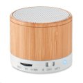 Bluetooth zvučnik, bambus 3W, bijeli