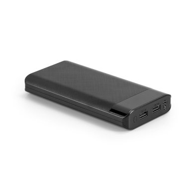 Powerbank, 16000 mAh, s LED svijetiljkom, 2 USB  porta