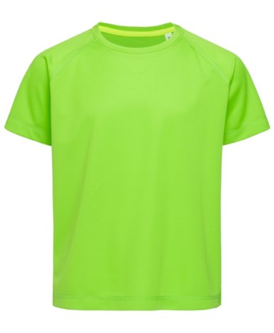Majica, KR, Active140 Reglan Junior, 140gr, kiwi M