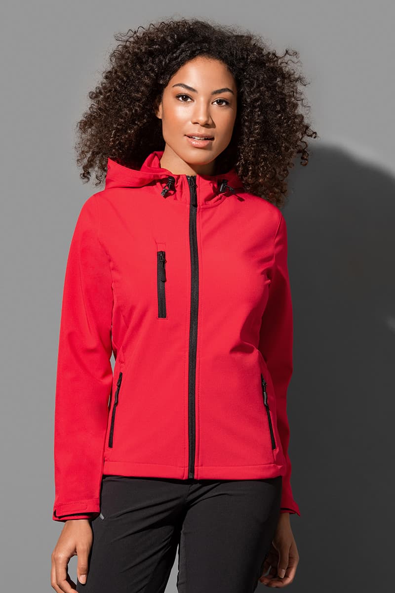 Jakna Active Softest Shell Hooded, ženska