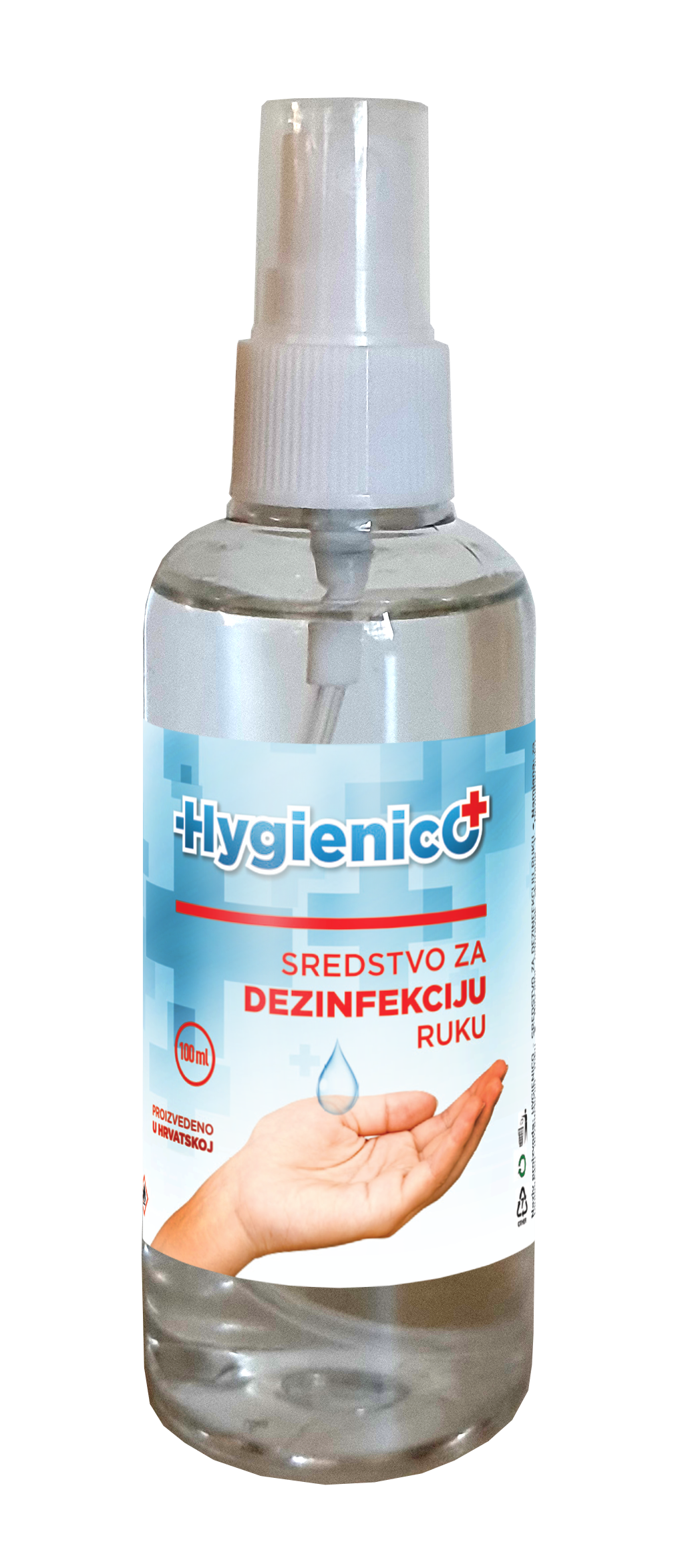 Sprej 100 ml HYGIENICO, za dezinfekciju ruku, 100ml.