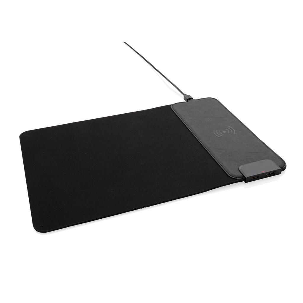 Podložak, za miša, sa bluetoothom punjačem 5 w, crni