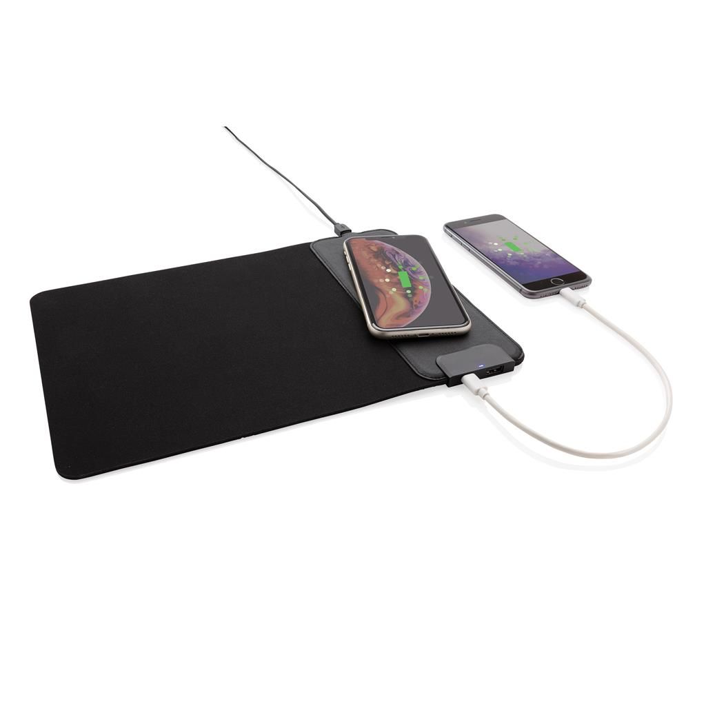 Podložak, za miša, sa bluetoothom punjačem 5 w, crni