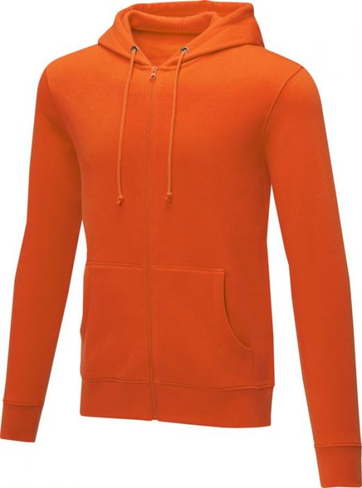 Pulover,DR, THERON,muški, s kapuljačom, na zipper, 240 g, 50% pamuk, 50% poliester