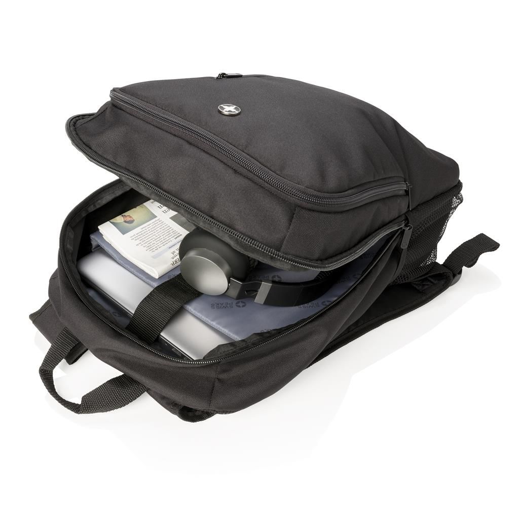 Ruksak za laptop,17", swiss peak, crni