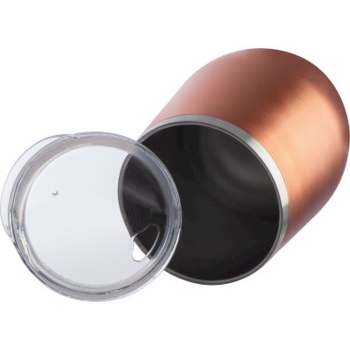 Čaša za piće,sa duplom stijenkom,smeđa