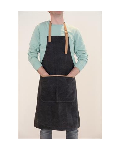 Pregača DELUXE s džepom, platnena