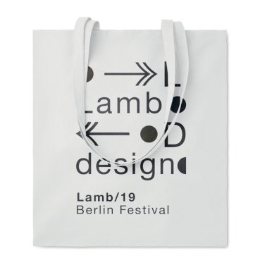 Torba za kupovinu,pamučna 180g/m2,duge ručke, 38 x42 cm