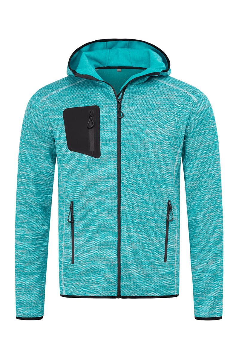 Jakna, Stedman,Recycled Active polarni flis, Turquoise