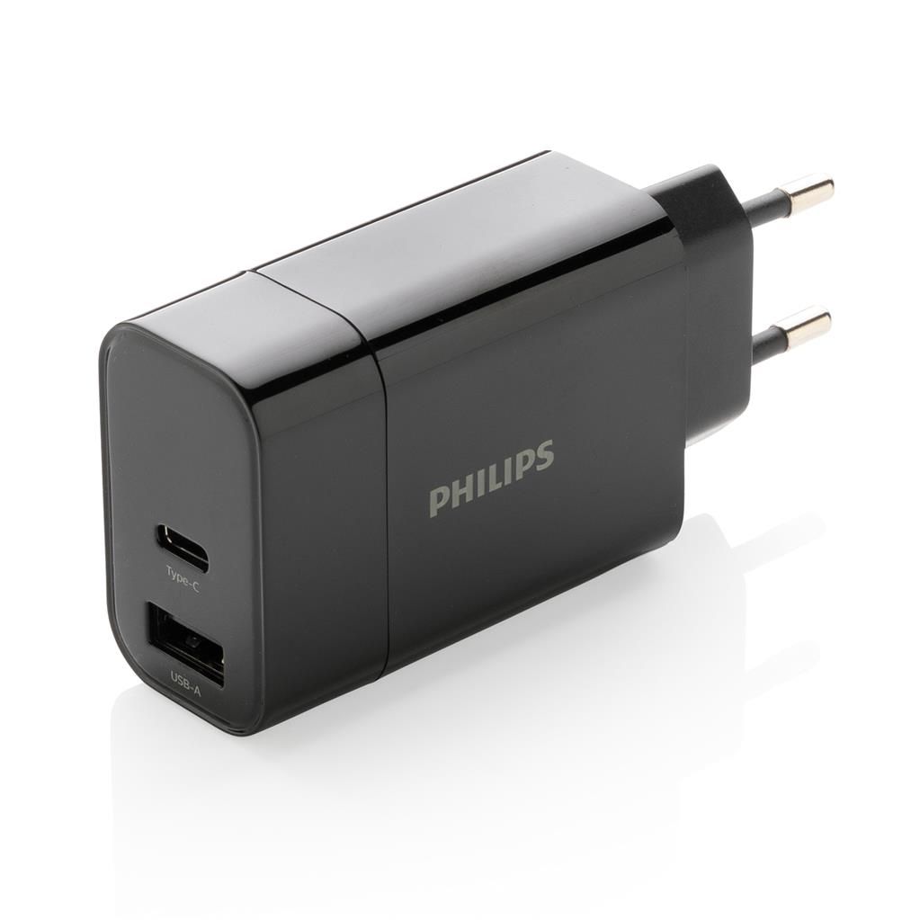 Adapter, Philips, ultra brzo punjenje, crni