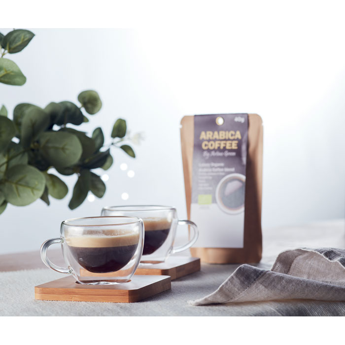 Set od dvije staklene espresso šalice  