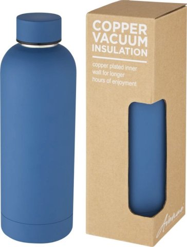 Boca s duplim stijenkama od nehrđajućeg čelika, 500 ml, plava POKLON UZ NARUDŽBU - NIJE NA PRODAJU!