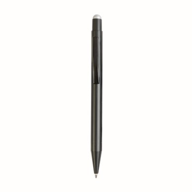 Kemijska olovka, touch, crno- srebrna (crna mina)