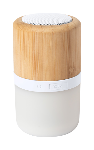 Bluetooth zvučnik,KEVIL, bambus, sa LED svijetlom, natural