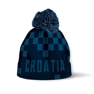Navijačka kapa, pletena, CROATIA, plava