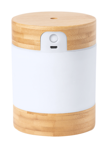 Ovlaživač zraka Wicket, bamboo sa LED svijetlom i punjačem, 250ml, natur