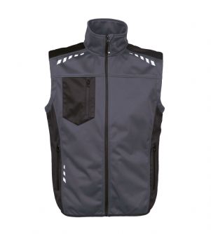 Prsluk, muški,Trieste, crna/plava/siva, S-3XL