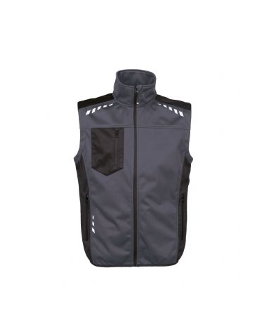 Prsluk, muški,Trieste, crna/plava/siva, S-3XL