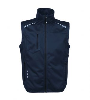 Prsluk, muški,Trieste, crna/plava/siva, S-3XL