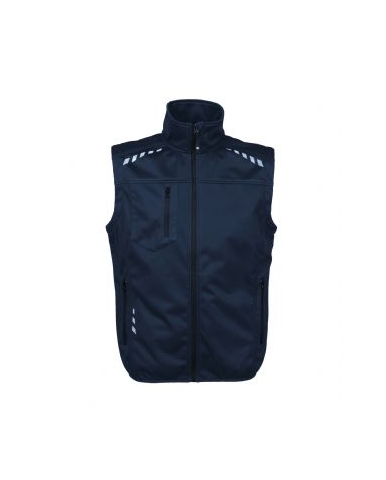 Prsluk, muški,Trieste, crna/plava/siva, S-3XL