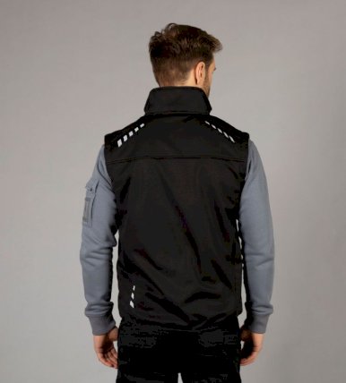 Prsluk, muški,Trieste, crna/plava/siva, S-3XL