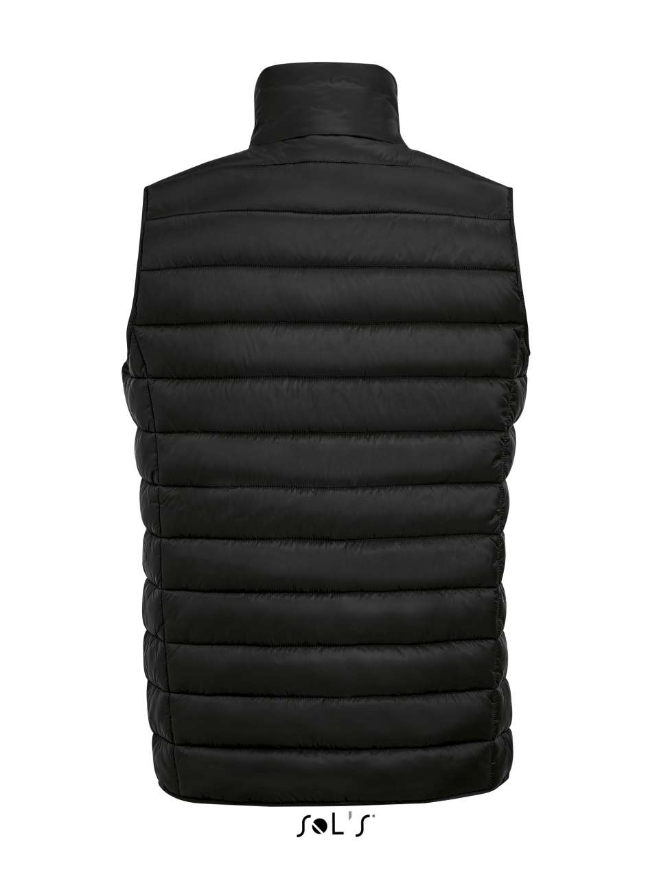 Prsluk  SOLS Wave, muški, štepani, crni, XL