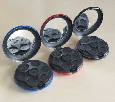 Novčanik, etui za euro kovanice, sa ogledalom