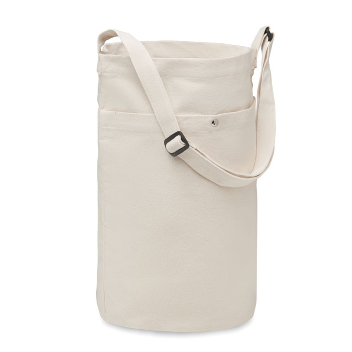 Torba za kupovinu, BIMBA, podesiva ručka, džep, 270 gr/m2, natur