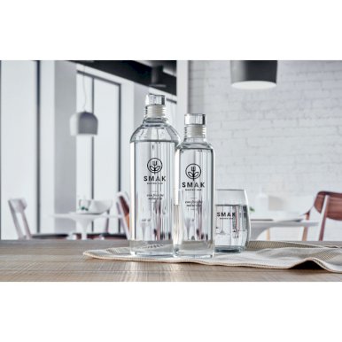 Boca staklena, Large Lou, 1000ml, bororsilikatnog stakla sa staklenim čepom, leak free